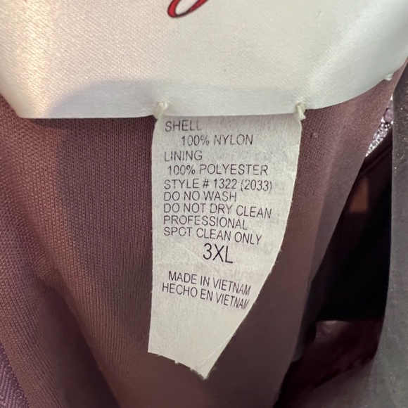 Magic Formals Moms Women’s Rose Sequin Formal Bridal Dress Plus Size 3 X Wedding - Picture 9 of 10